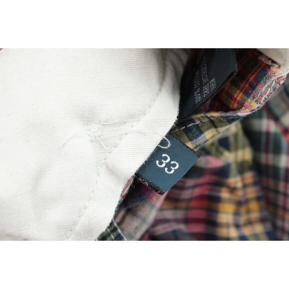 VTG Polo Ralph Lauren India Madras Plaid Bleeker Shorts Mens Size 34 Preppy - Picture 7 of 8